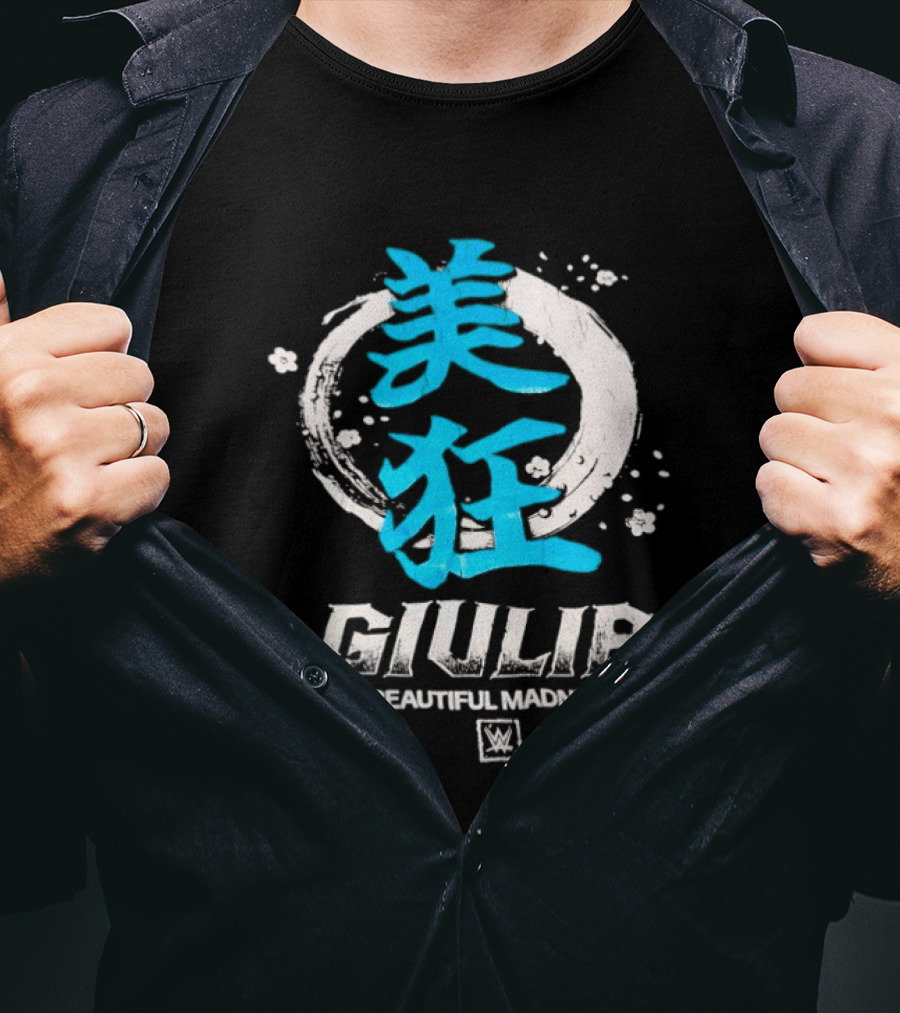 Giulia Beautiful Madness Kanji Brushstroke T-Shirt
