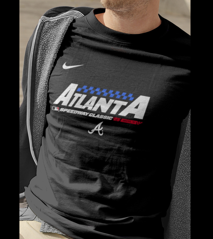 Atlanta Braves Speedway Classic 2025 Nike MLB T-Shirt