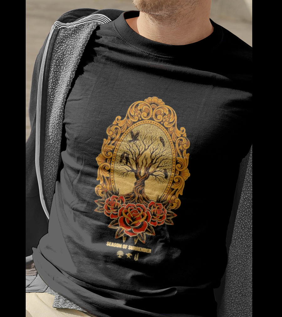 August Burns Red 2026 Season Of Surrender Tree Roses Ravens T-Shirt
