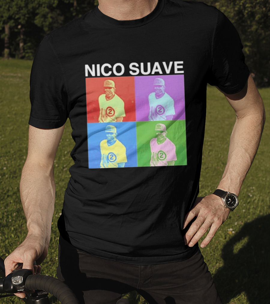 Nico Hoerner Nico Suave Chicago Cubs Player Number 2 Pop T-Shirt