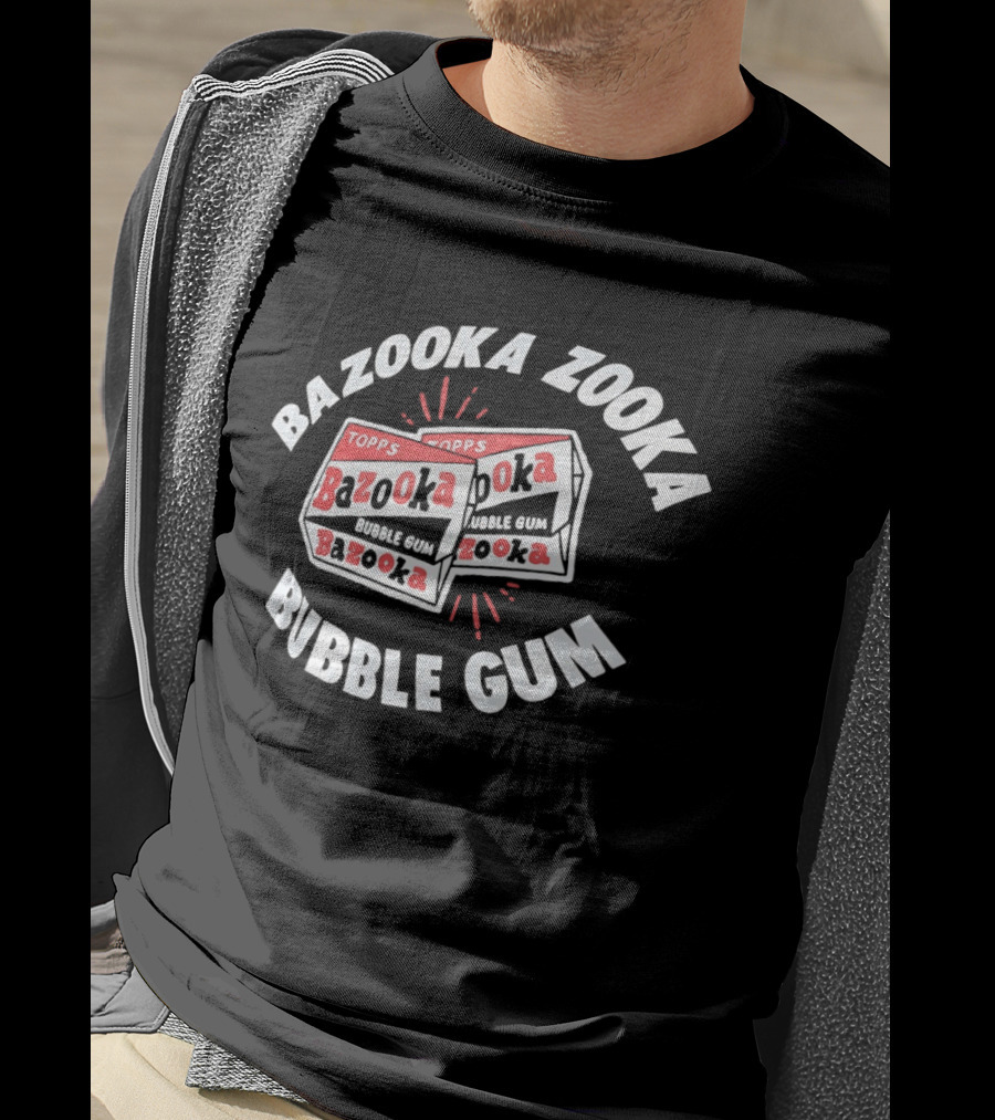 Bazooka Zooka Bubble Gum Vintage Topps T-Shirt