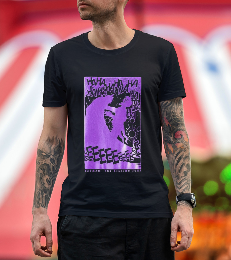 OVO X Batman X The Joker The Killing Joke Deluxe HAHAHA EEEEE T-Shirt