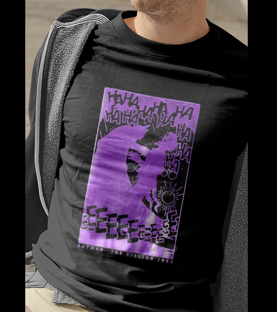 OVO X Batman X The Joker The Killing Joke Deluxe HAHAHA EEEEE T-Shirt