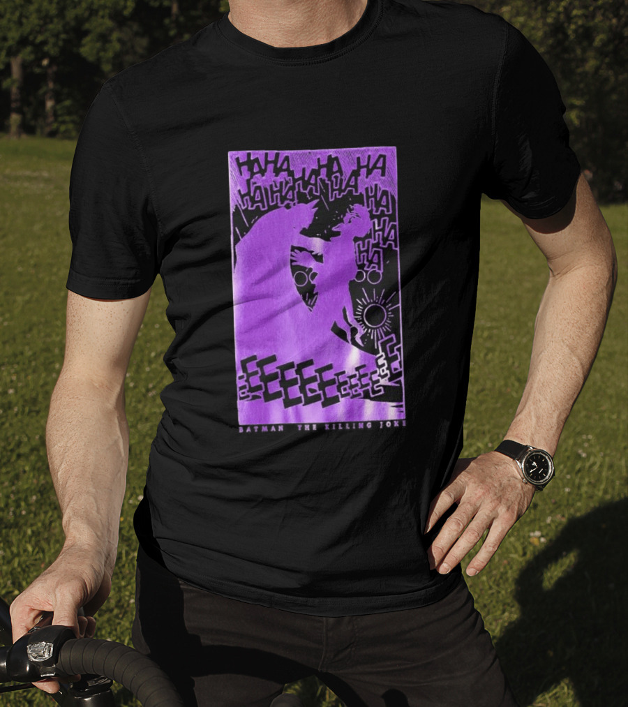 OVO X Batman X The Joker The Killing Joke Deluxe HAHAHA EEEEE T-Shirt