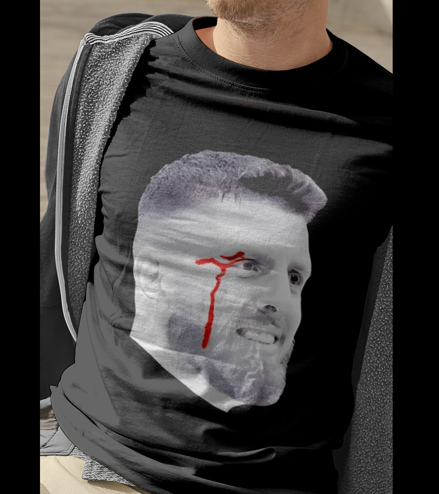 Isaiah Hartenstein IHart Bighead Bloody Face T-Shirt