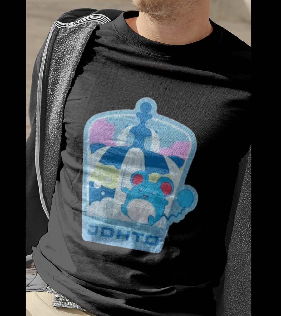 Johto Marill Fountain Explore Pokémon T-Shirt