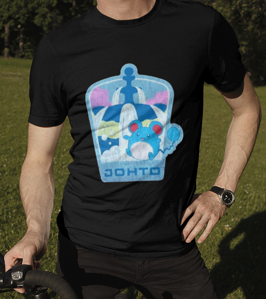 Johto Marill Fountain Explore Pokémon T-Shirt