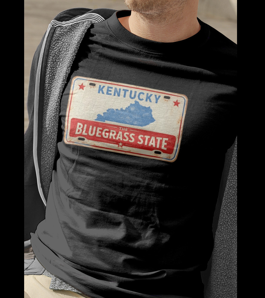 Kentucky License Plate The Bluegrass State T-Shirt