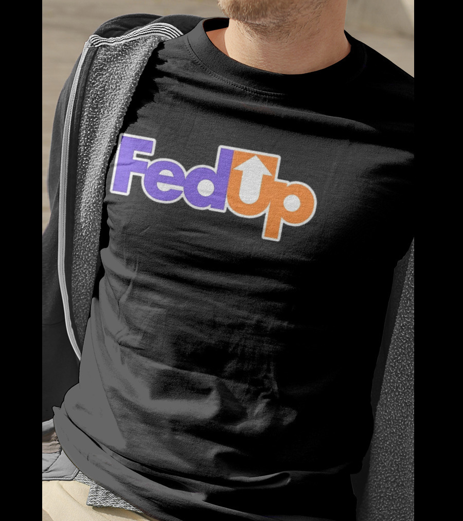 Fed Up Arrow Logo Spoof T-Shirt