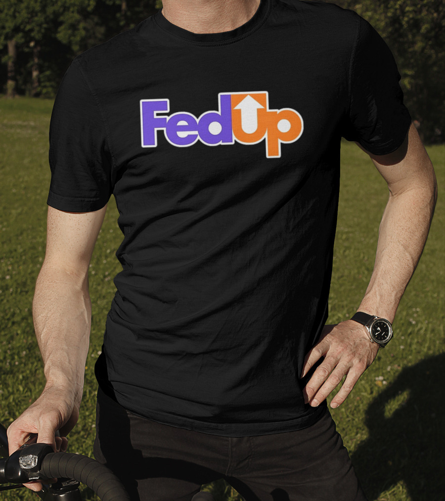 Fed Up Arrow Logo Spoof T-Shirt