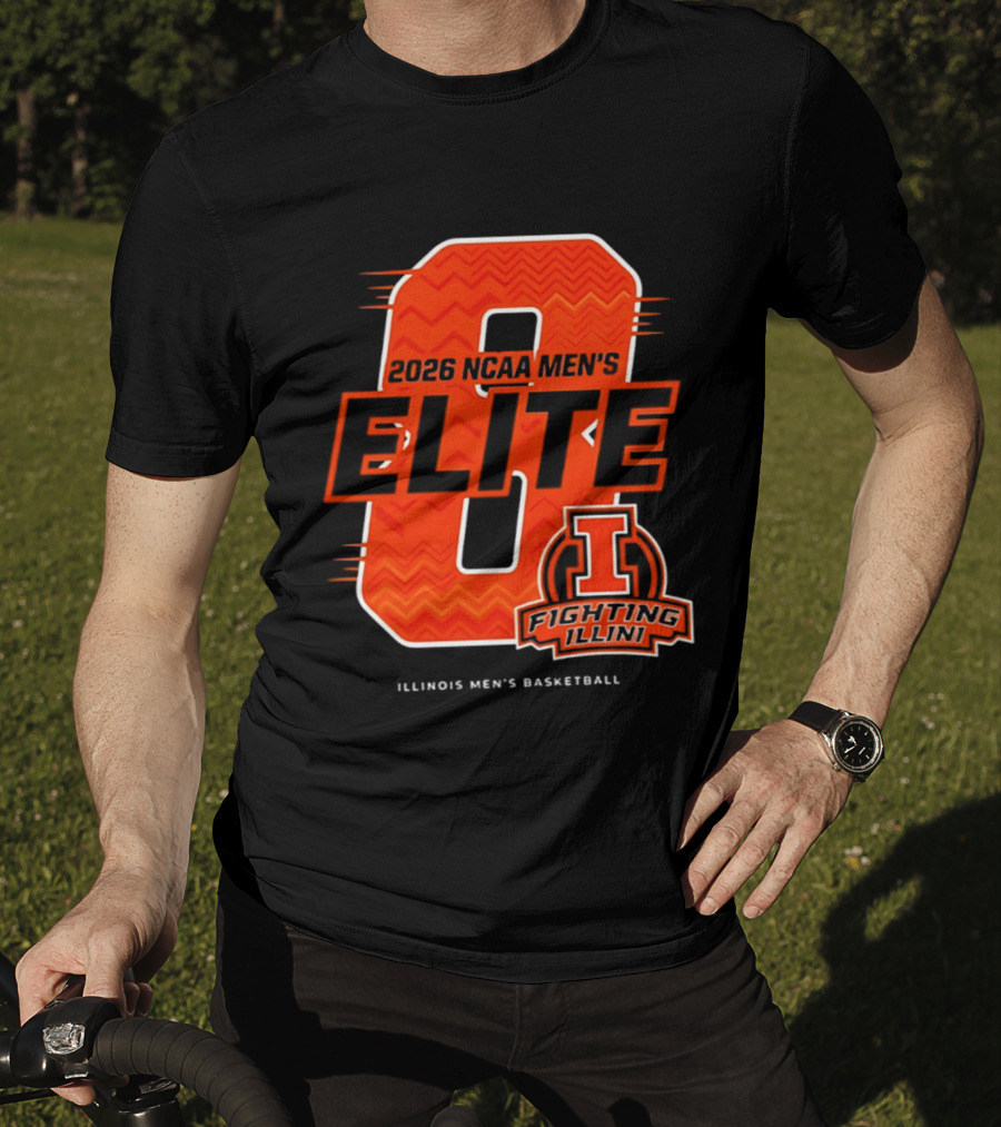 2026 NCAA Men's Elite 8 Illinois Fighting Illini Basketball T-Shirt