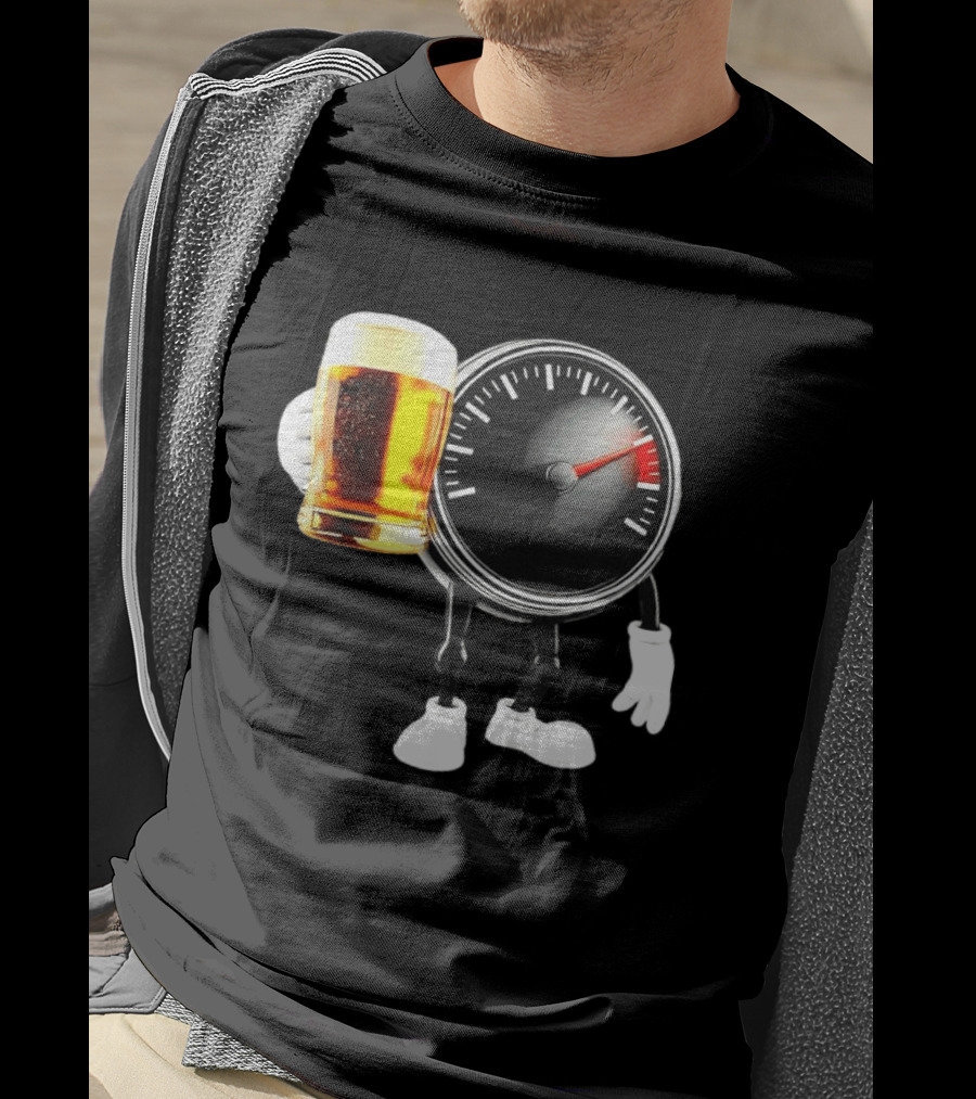 Speedometer Beer Do Not Drink Alcohol When Driving Awareness T-Shirt