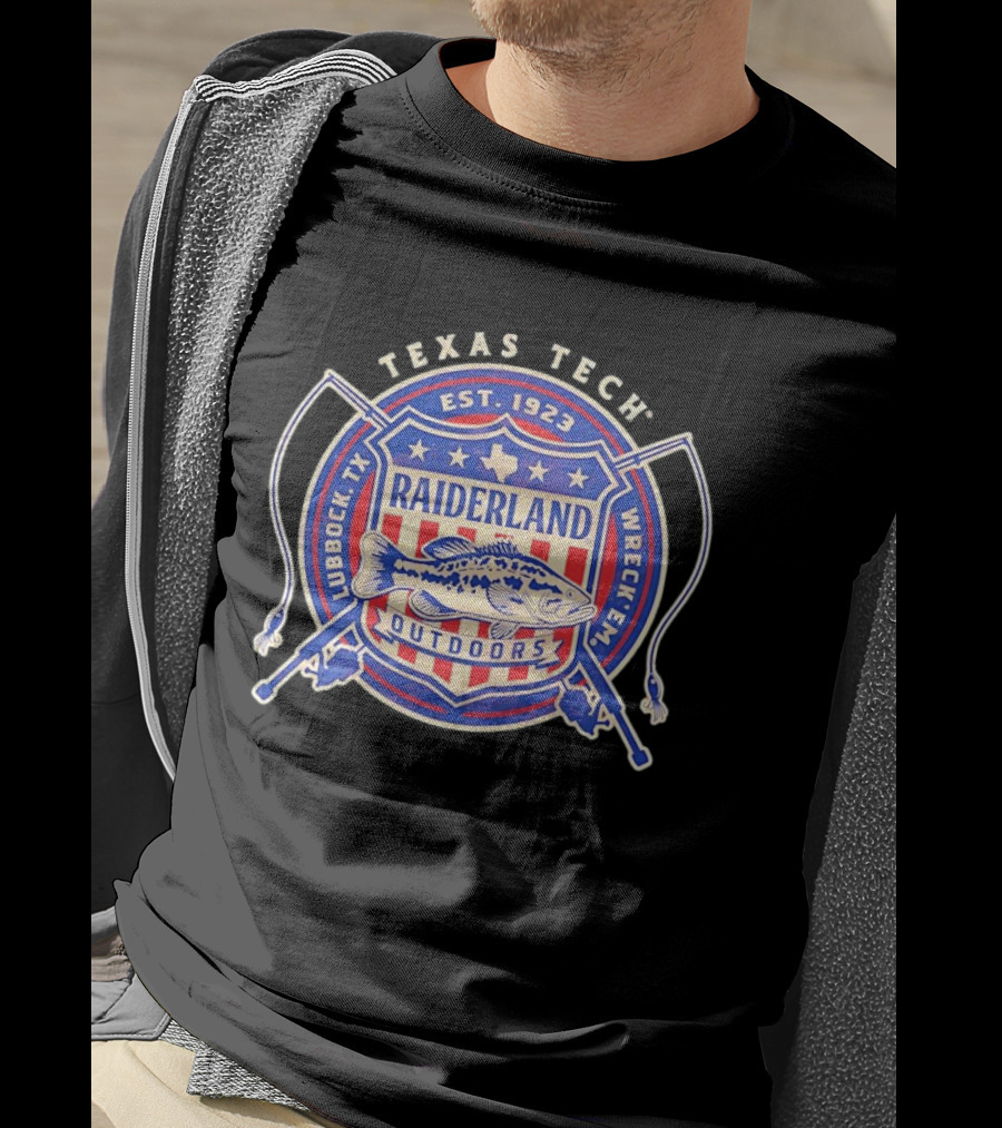 Texas Tech Raiderland Outdoors Est. 1923 Wreck Em Lubbock TX T-Shirt