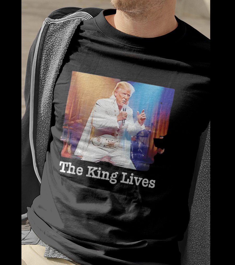 The King Lives Trump Trump Elvis Presley Performance T-Shirt