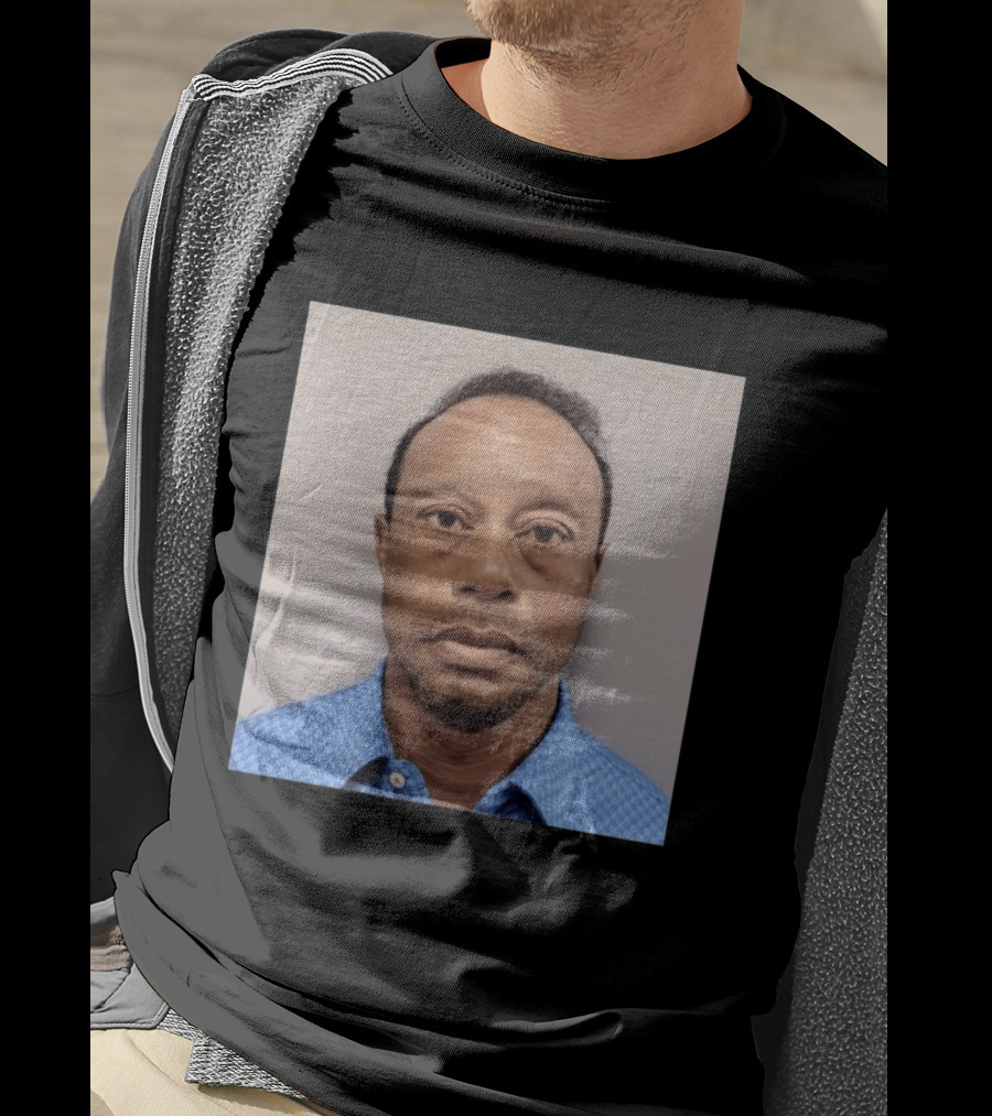Tiger Woods Shot Released DUI Arrest Photo T-Shirt