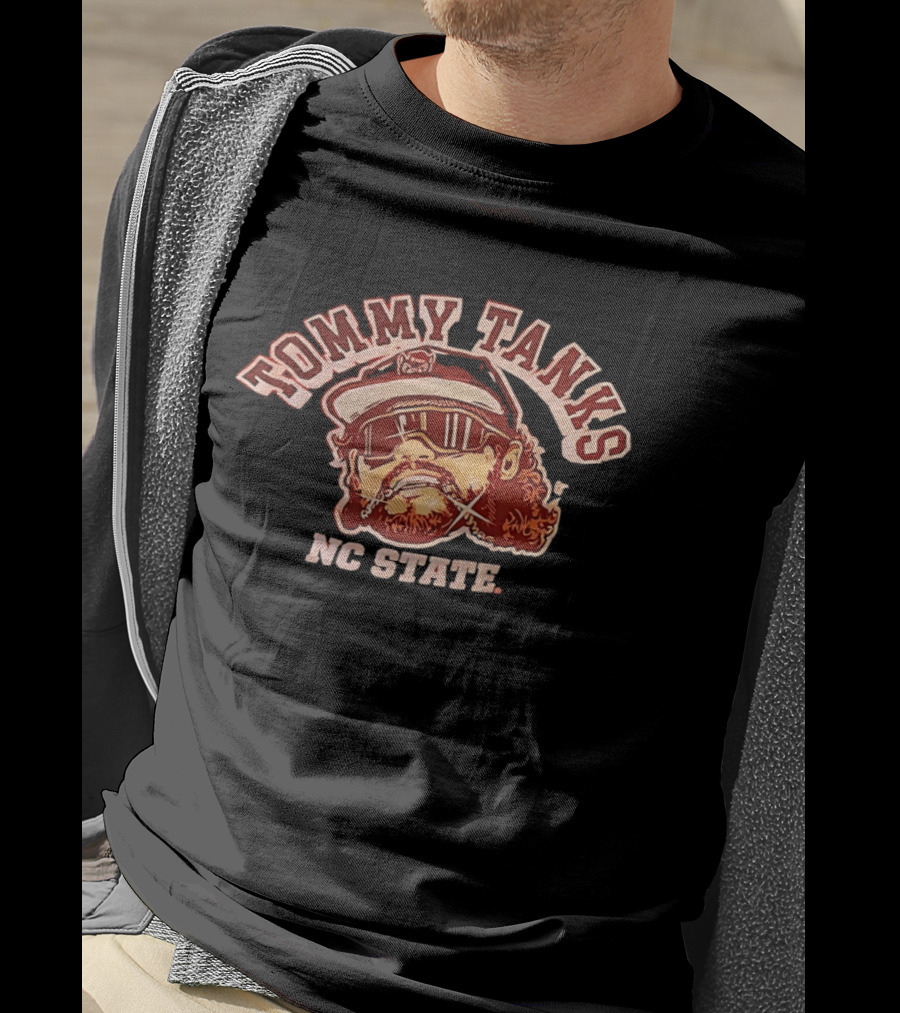 Tommy Tanks NC State Tommy White T-Shirt