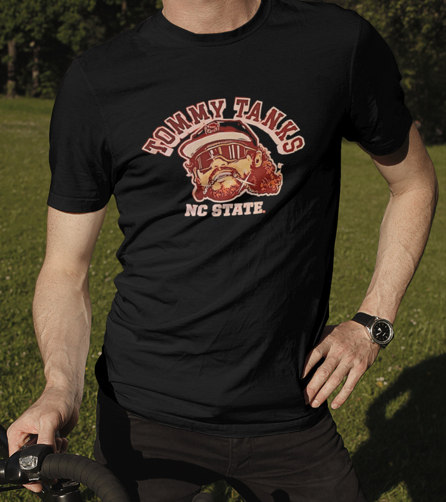 Tommy Tanks NC State Tommy White T-Shirt