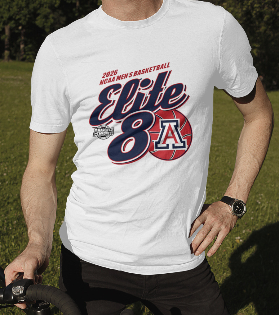 2026 Arizona Wildcats NCAA Men's Basketball Elite 8 March Madness T-Shirt