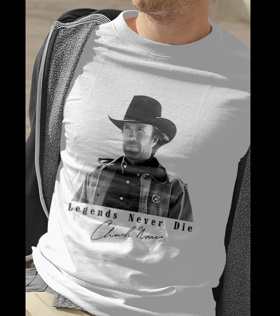 Legends Never Die Chuck Norris 2026 T-Shirt
