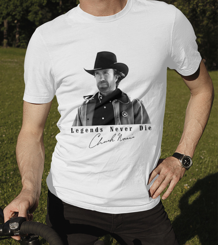 Legends Never Die Chuck Norris 2026 T-Shirt