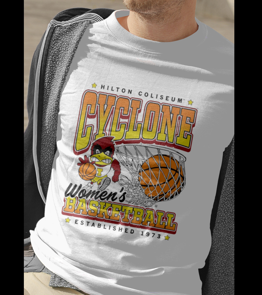 Hilton Coliseum Cyclone Women's Basketball Established 1973 T-Shirt