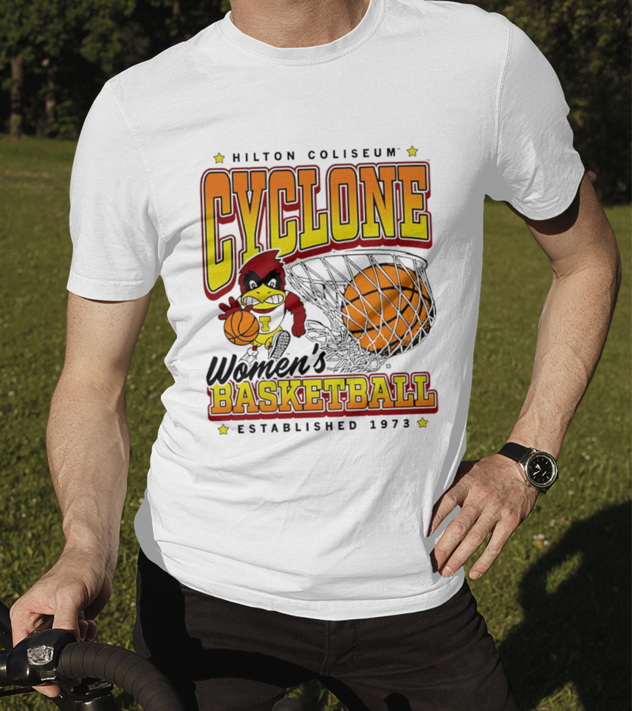 Hilton Coliseum Cyclone Women's Basketball Established 1973 T-Shirt