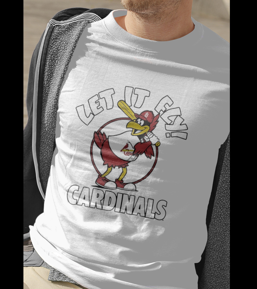 St Louis Cardinals Let It Fly Fredbird T-Shirt