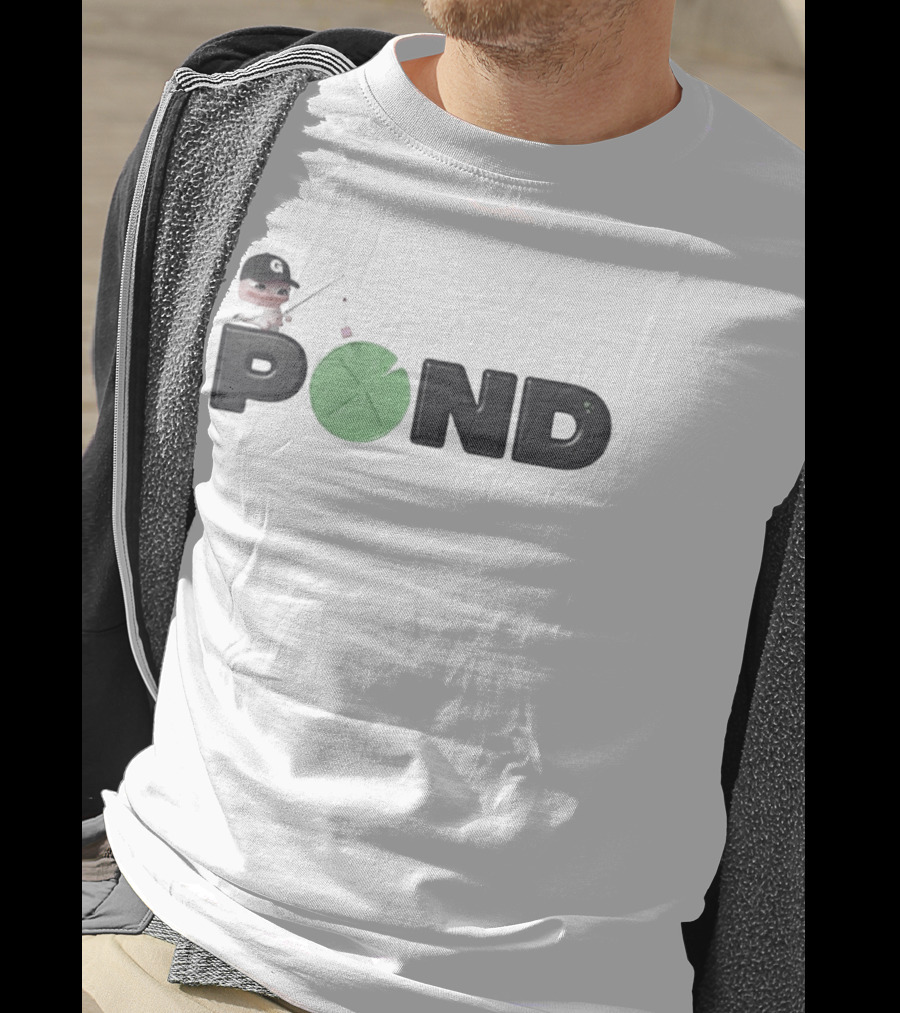 Pond0x Project Fishing Character With Lily Pad Letter O T-Shirt