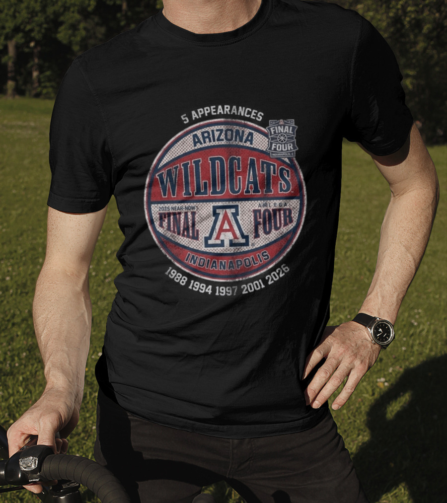 Arizona Wildcats Final Four Indianapolis 2015 Near Now A Mecca T-Shirt