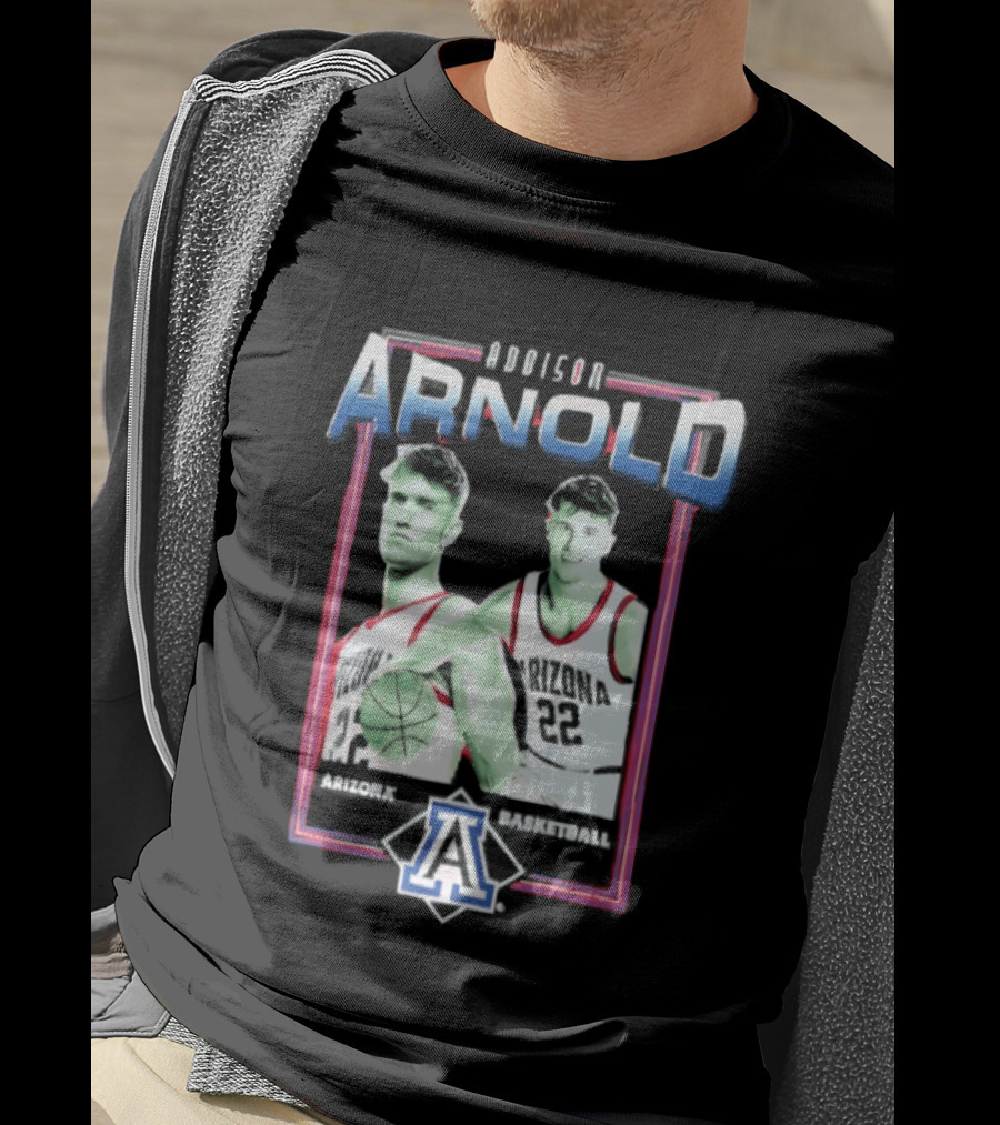 Arizona Wildcats Arnold 22 Basketball Player Sports Team T-Shirt