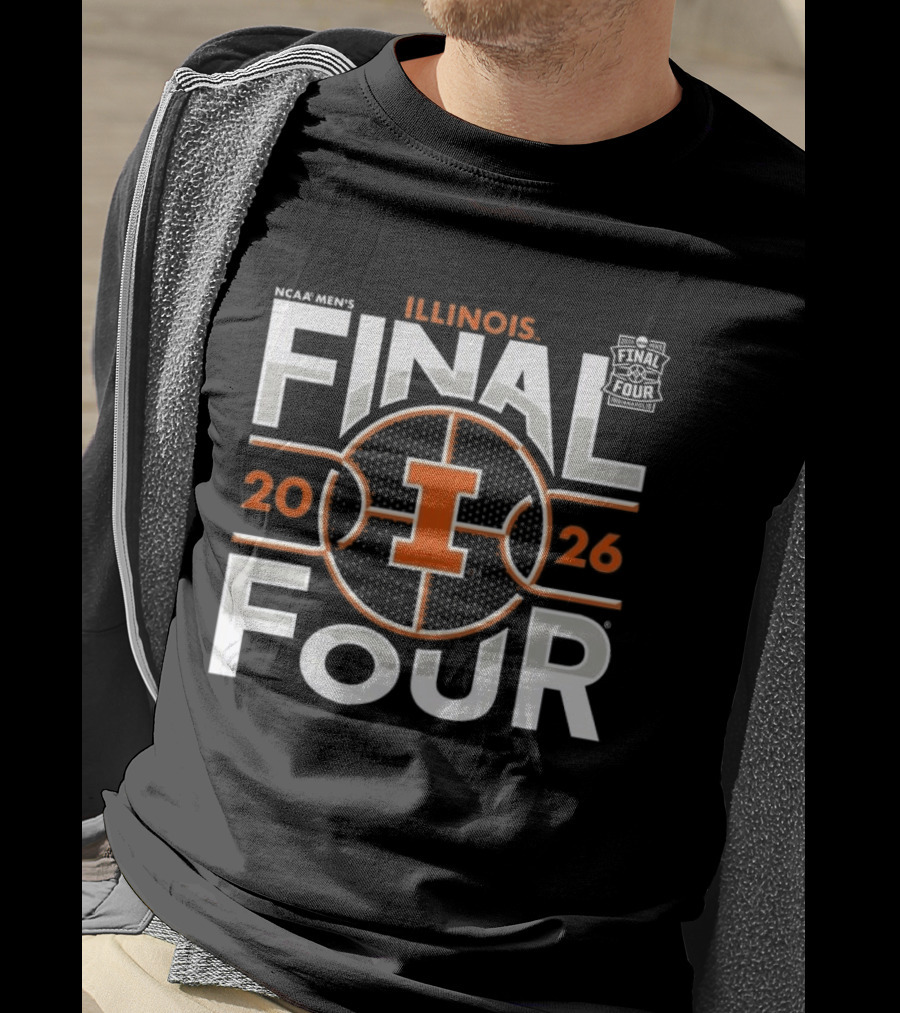 Illinois Basketball 2026 Final Four NCAA Men's Tournament T-Shirt