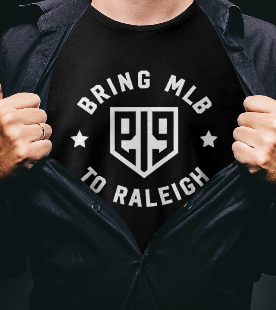 Bring MLB To Raleigh 919 Baseball Movement T-Shirt