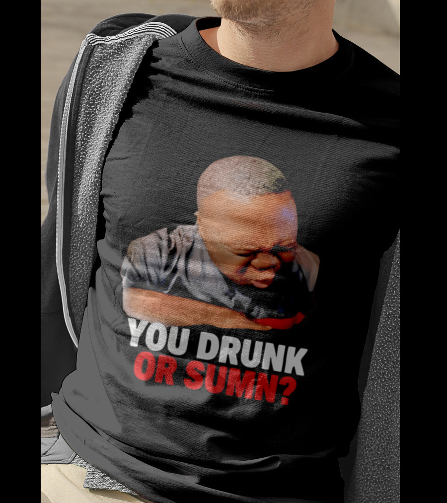 You Drunk Or Sumn Meme DJ Cece Viral Expression T-Shirt