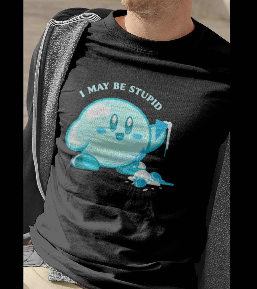 I May Be Stupid Kirby Ice Cream Cake Eating Berry T-Shirt