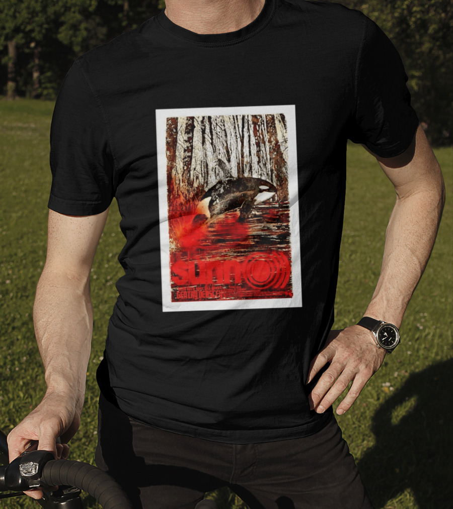 Sunn O Tour 2026 Orca Geary Theatre San Francisco Concert T-Shirt