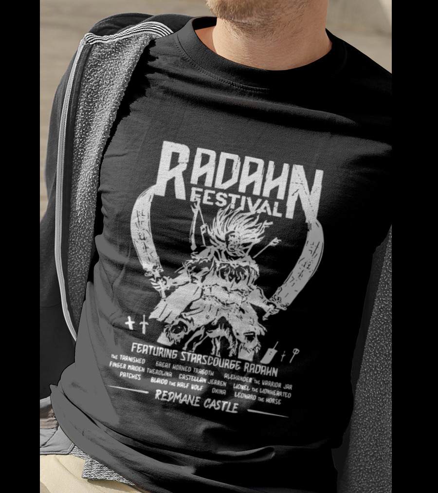 Radahn Festival Featuring Starscourge Radahn At Redmane Castle T-Shirt
