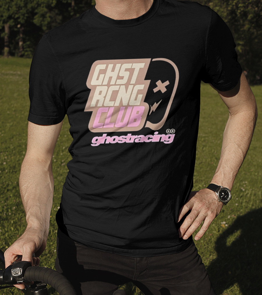 Ghost Racing Club Ghostracing Ghost Tracing Travis Pbc T-Shirt