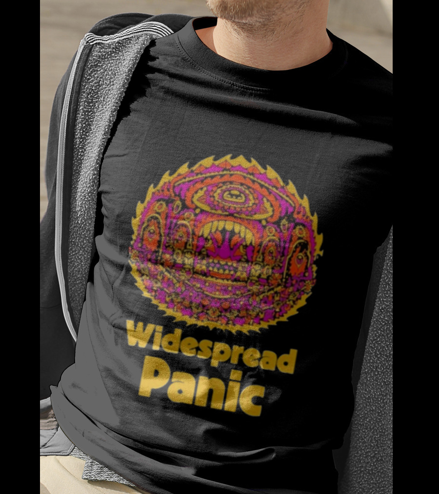 Widespread Panic Young And Sick Monster Art Vibrant Psychedelic T-Shirt