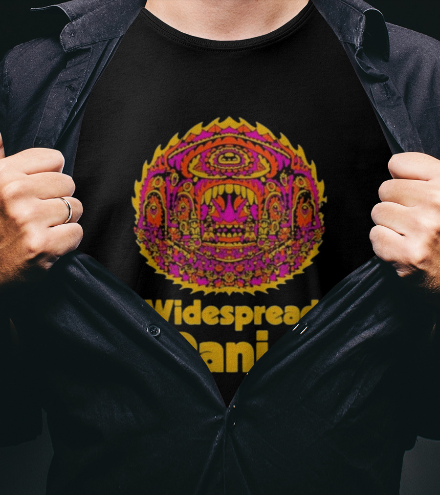 Widespread Panic Young And Sick Monster Art Vibrant Psychedelic T-Shirt
