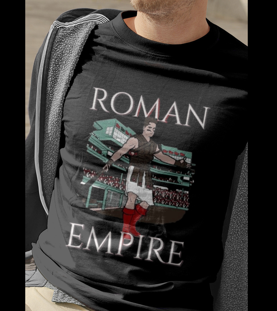 Roman Empire Gladiator Baseball Stadium Fan T-Shirt