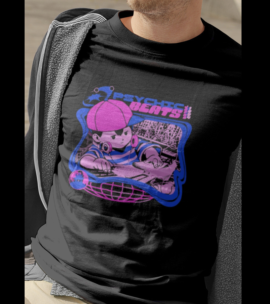Ness EarthBound Psychic Beats Retro Gaming T-Shirt