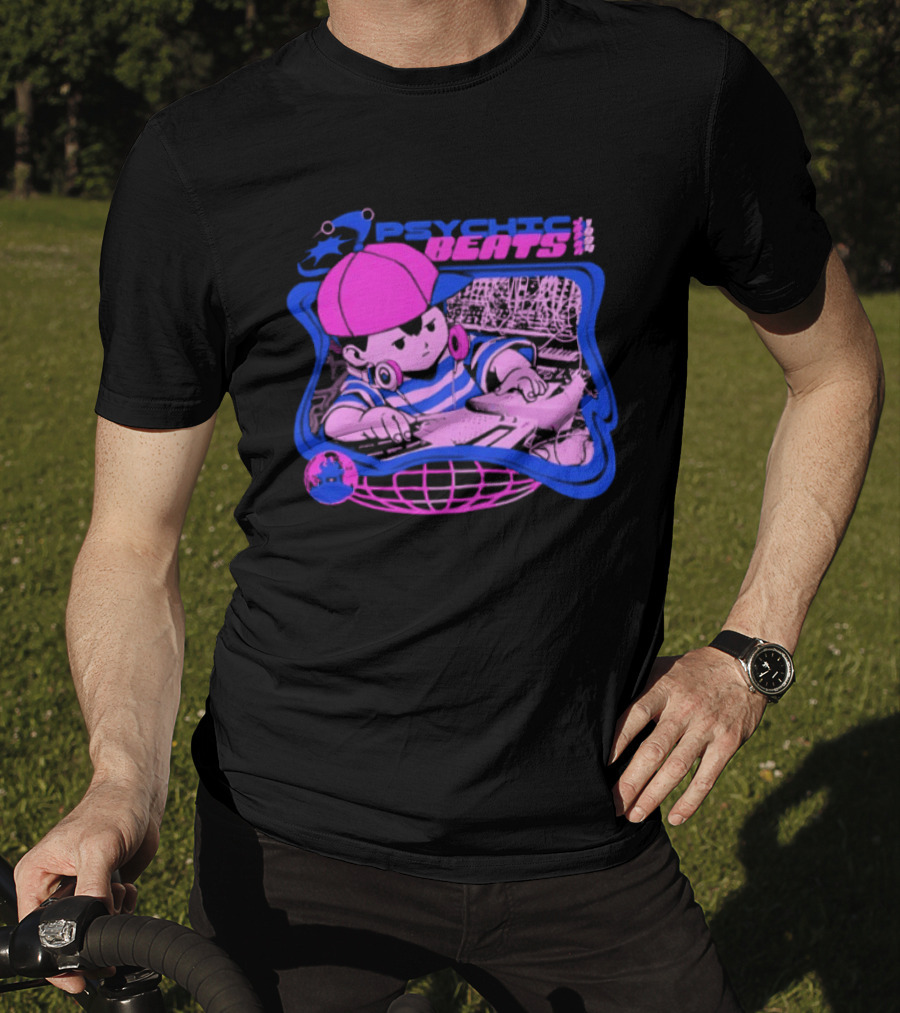 Ness EarthBound Psychic Beats Retro Gaming T-Shirt