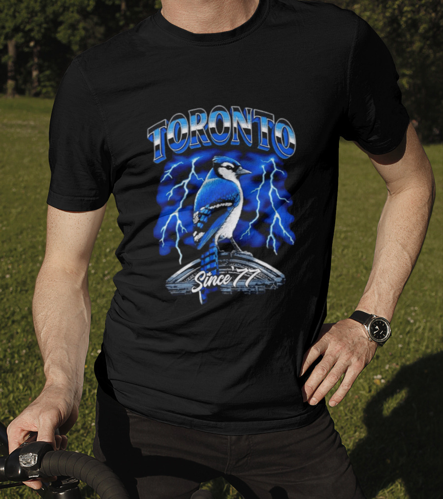 Toronto Blue Jays Since 77 Lightning Bird Power T-Shirt