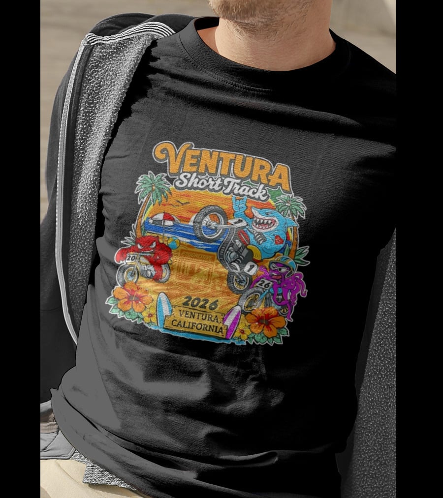 Ventura Short Track 2026 California Adventure Racing Event Ryder Cup T-Shirt