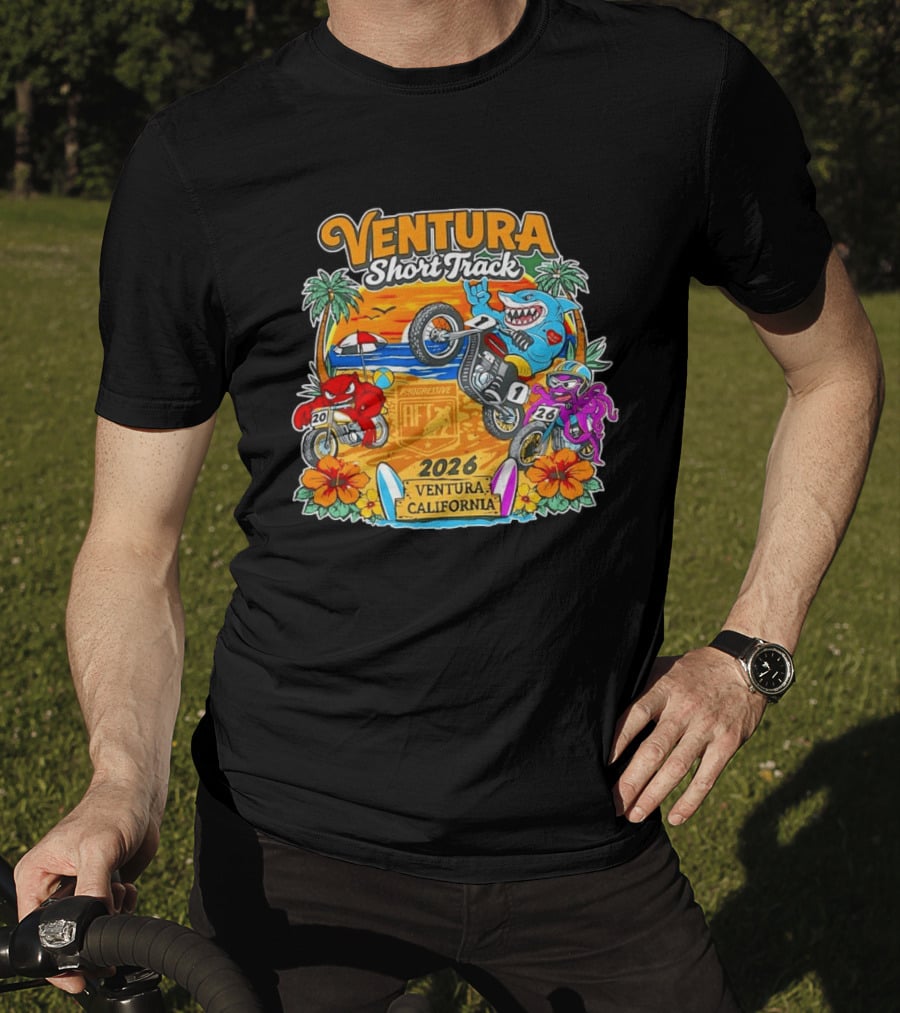 Ventura Short Track 2026 California Adventure Racing Event Ryder Cup T-Shirt
