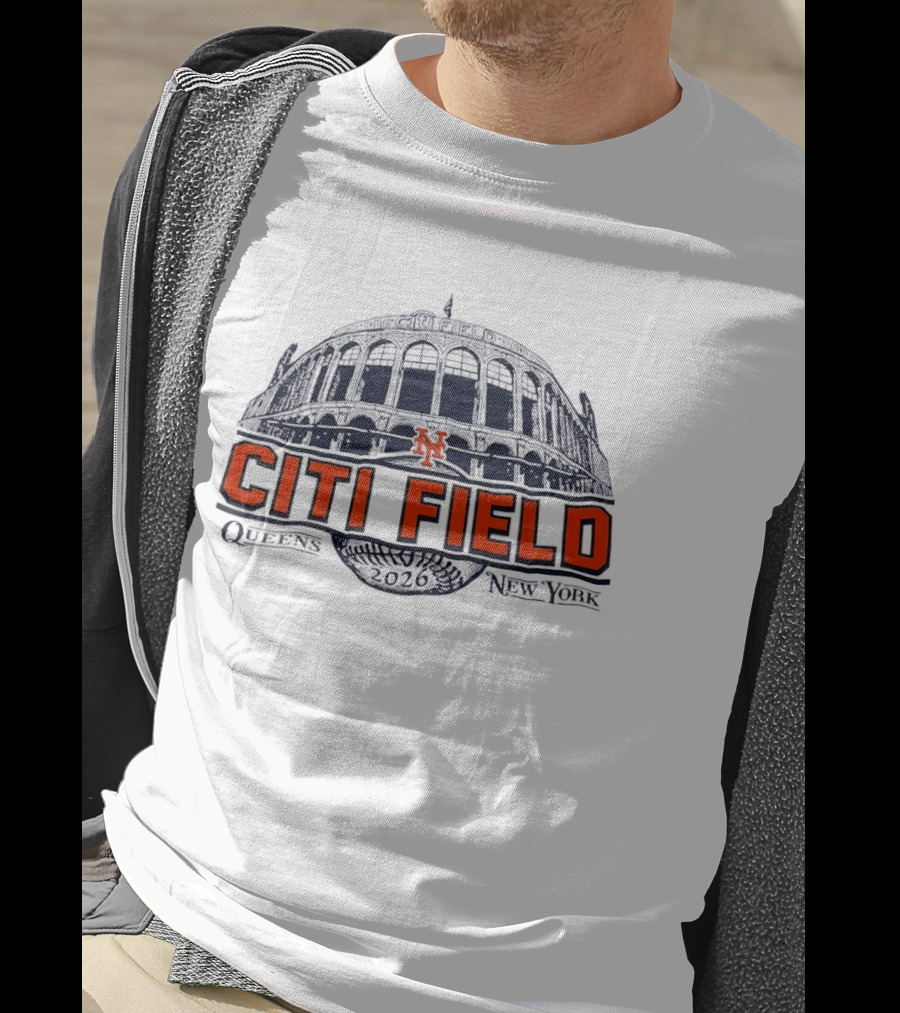 New York Mets Citi Field Queens 2026 T-Shirt