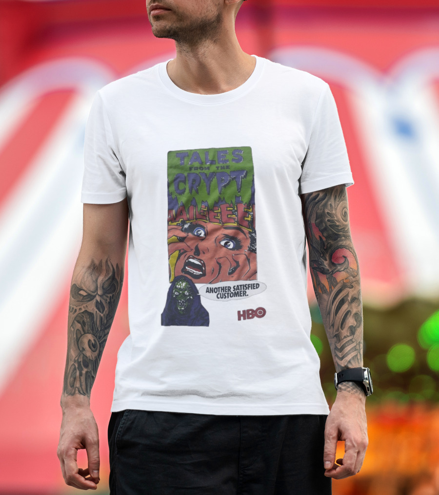 Tales From The Crypt Aaileee Another Satisfied Customer HBO T-Shirt