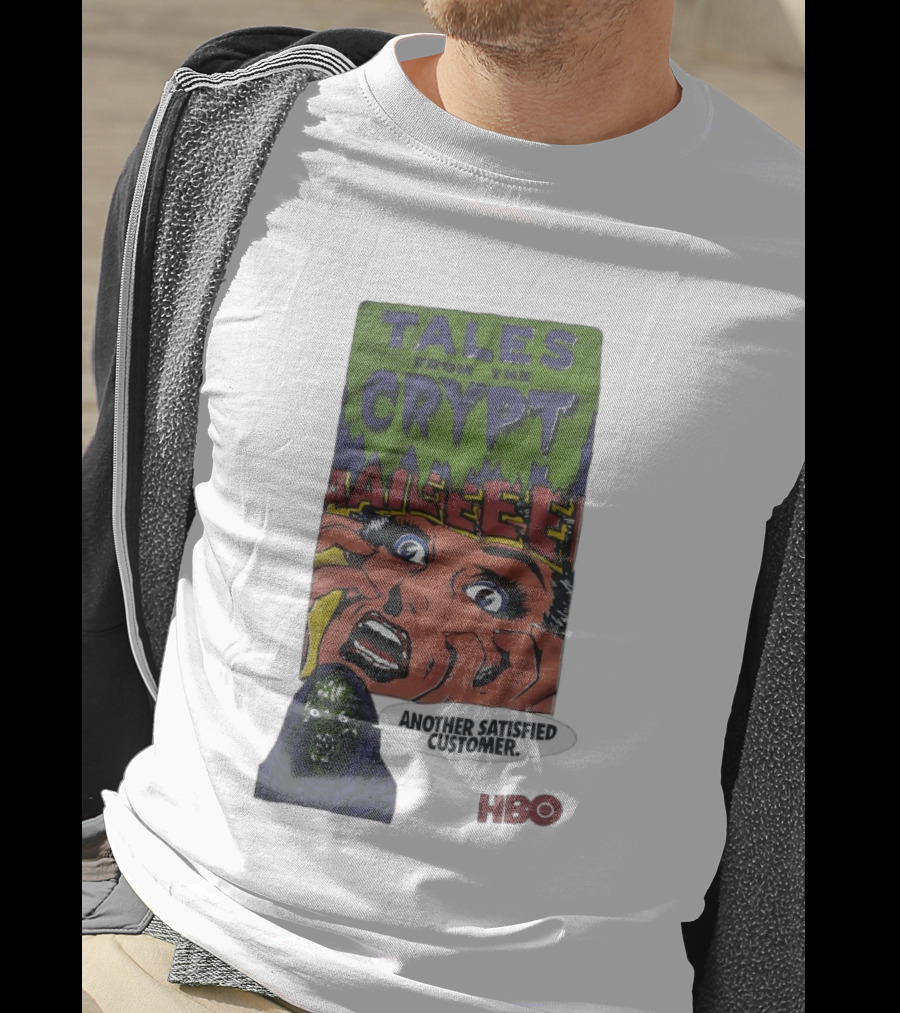 Tales From The Crypt Aaileee Another Satisfied Customer HBO T-Shirt