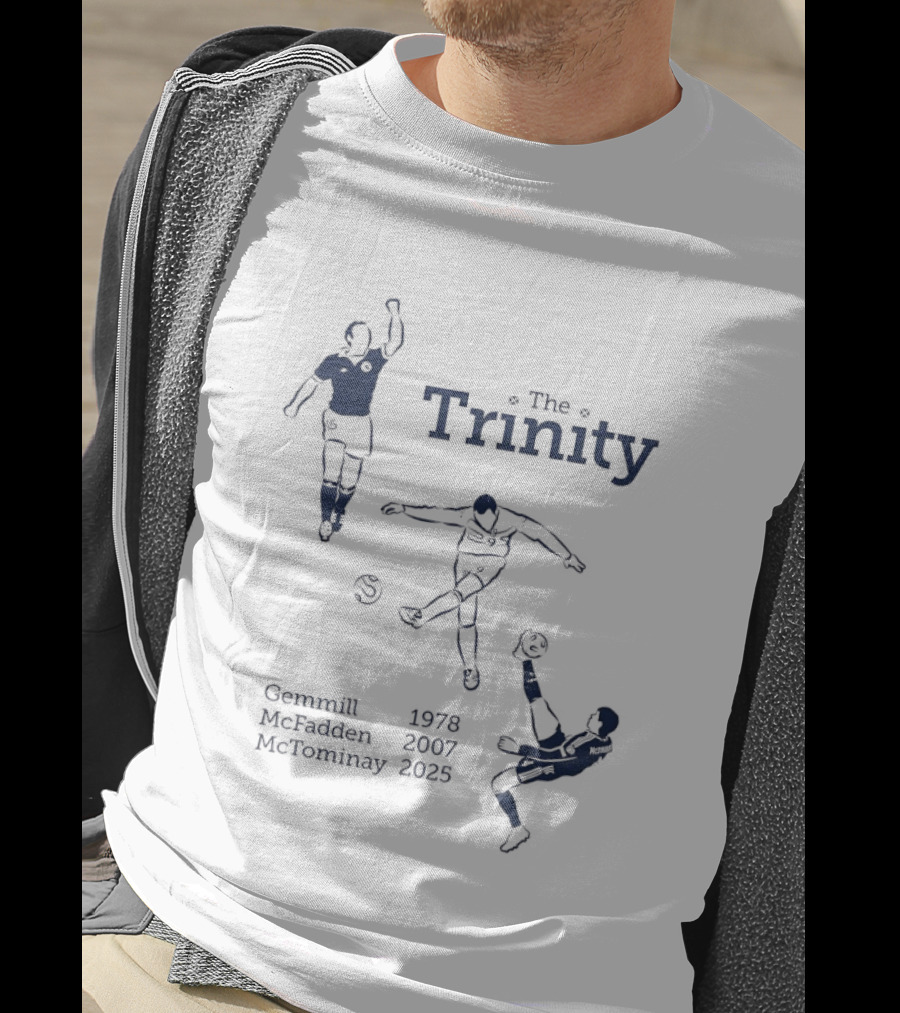 The Trinity Gemmill Mcfadden Mctominay 1976 2001 2023 T-Shirt