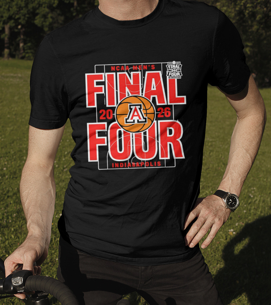 Arizona Wildcats 2026 NCAA Men's Final Four Indianapolis March Madness T-Shirt